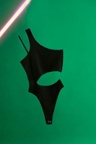 Asymmetrical Bodysuit