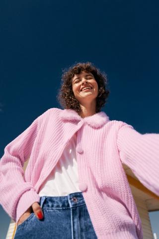 Fluffy Knit Cardi