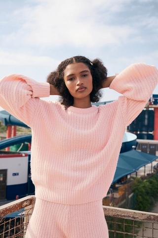 Knitted Slouchy Pullover