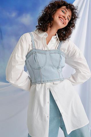 Denim Bustier