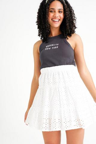 Anglaise Tiered Skirt