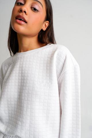 Quilted Pullover