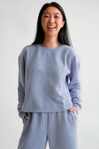 Quilted Pullover
