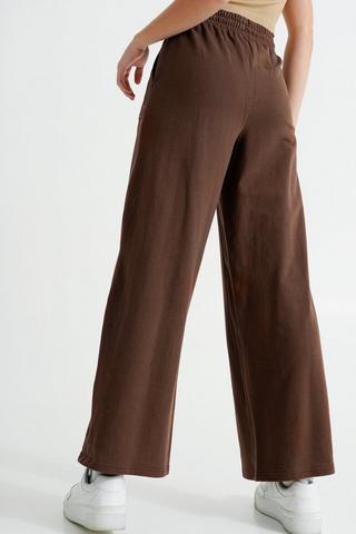 Wide Leg Fleece Pants