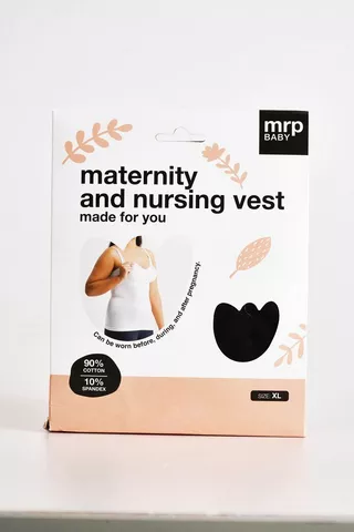 Maternity + Nursing Vest XL Black