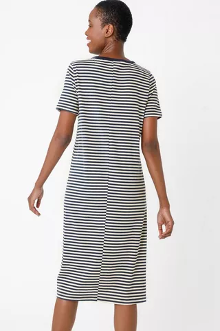 Stripe T-shirt Dress