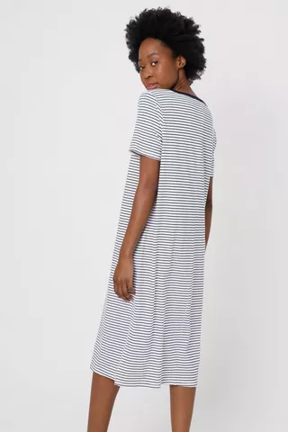 Stripe T-shirt Dress