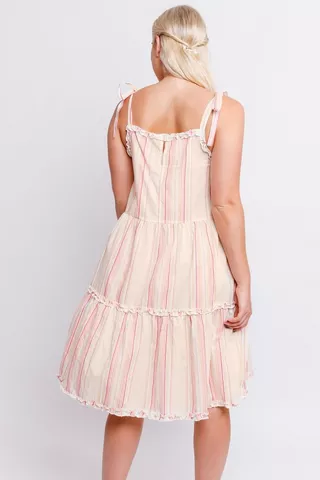 Stripe Trapeze Dress