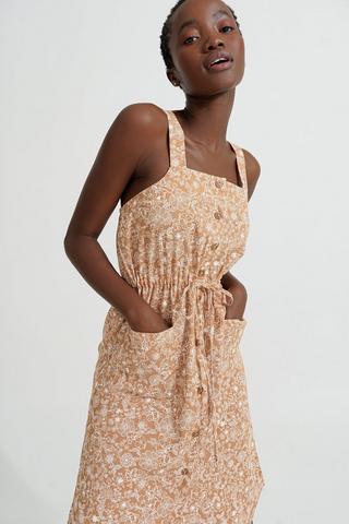 Floral Button Up Dress