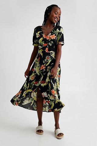 Oasis tiger wrap clearance dress