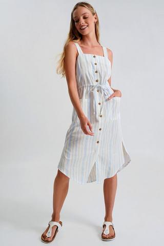 Button Up Midi Dress