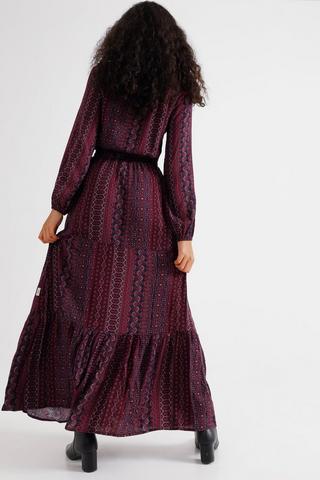Pattern Maxi Dress