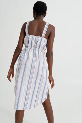 Stripe Button Up Dress