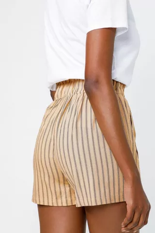 Stripe Paperbag Short