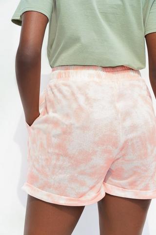 Tie-dye Fleece Shorts