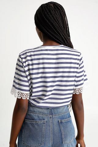 Lace Trim Tee