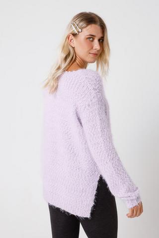 Fluffy Slouchy Pullover