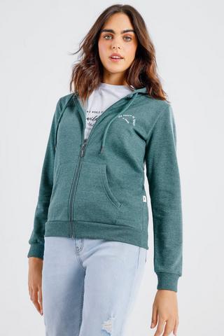 Statement Zip Through Hoodie