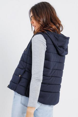 Puffer jacket shop no sleeves