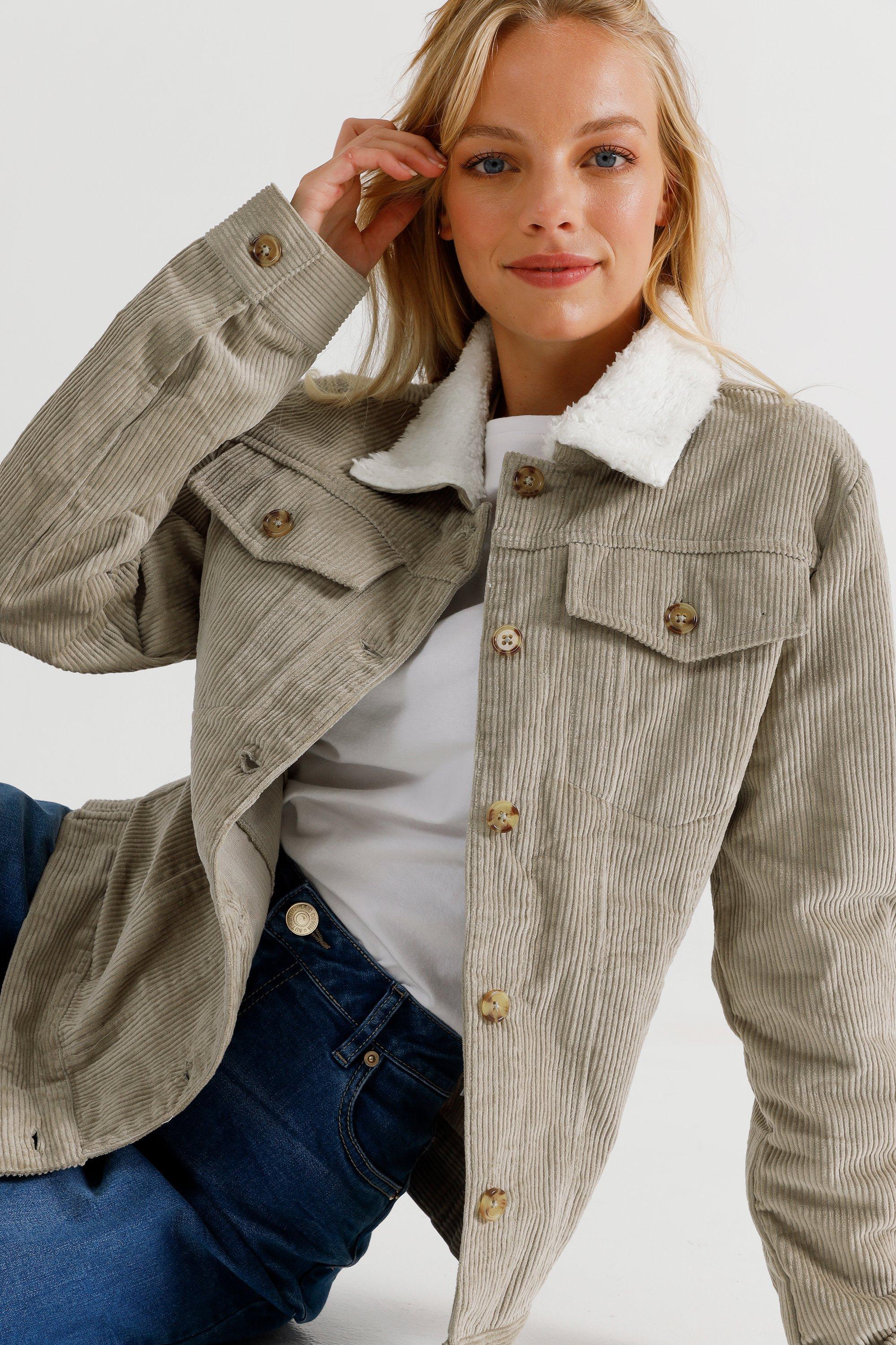 Ladies on sale corduroy jacket