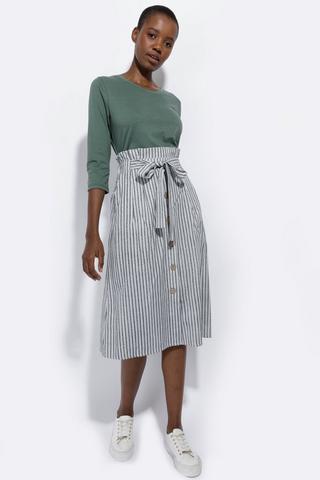 Grey hotsell paperbag skirt