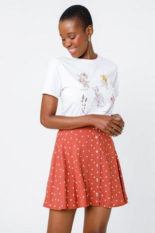 Polka dot 2024 skirt a line