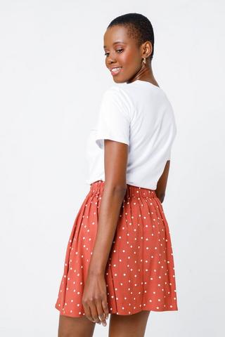 Polka dot a-line skirt forever outlet 21