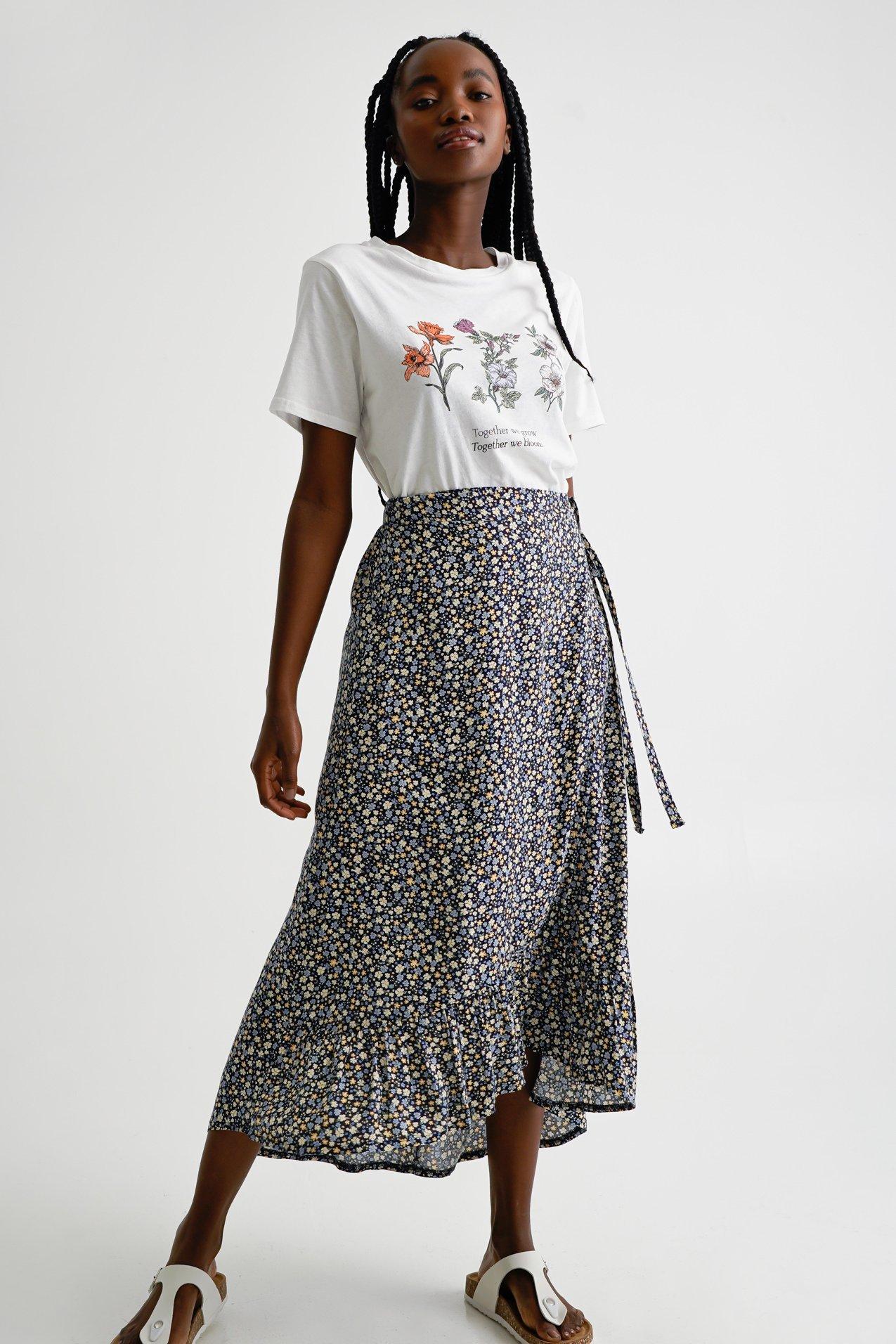 Midi Wrap Skirt