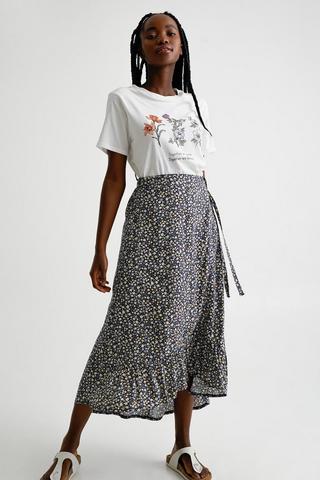 Midi Wrap Skirt