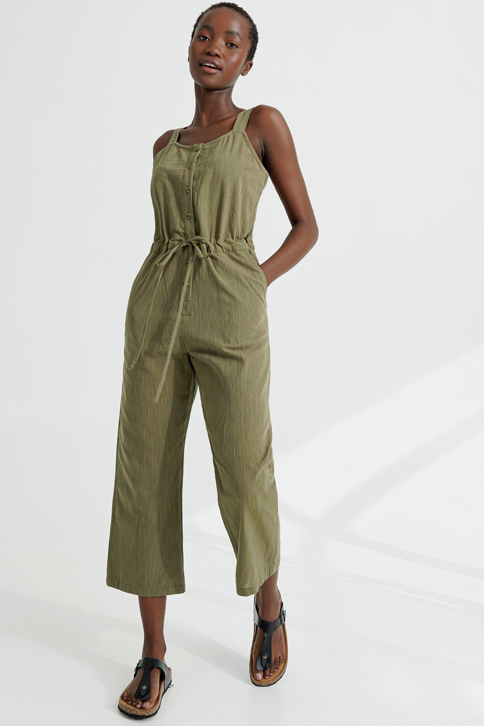 Ladies linen jumpsuit online