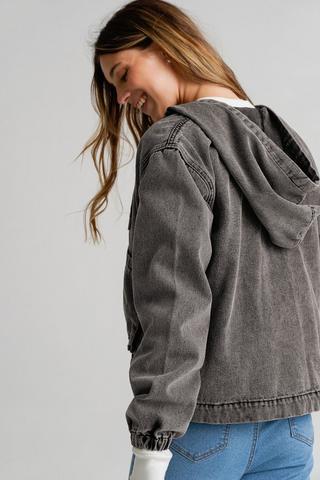 Denim Bomber Jacket