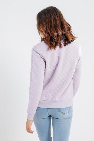 Quilted Bomber Jacket