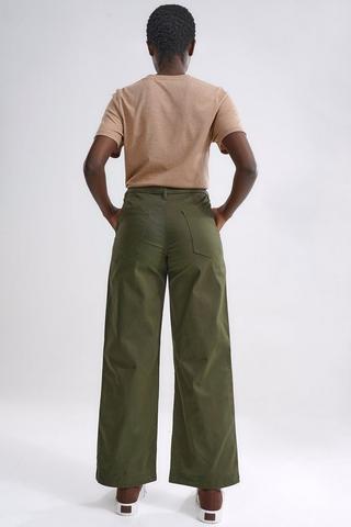 Wide Leg Chino Pants