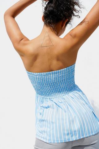 Boobtube Peplum Top Multi