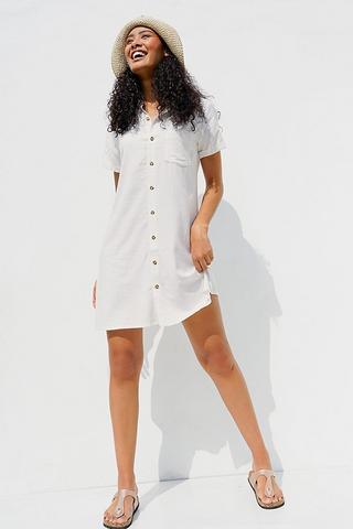 Linen Shirt Dress