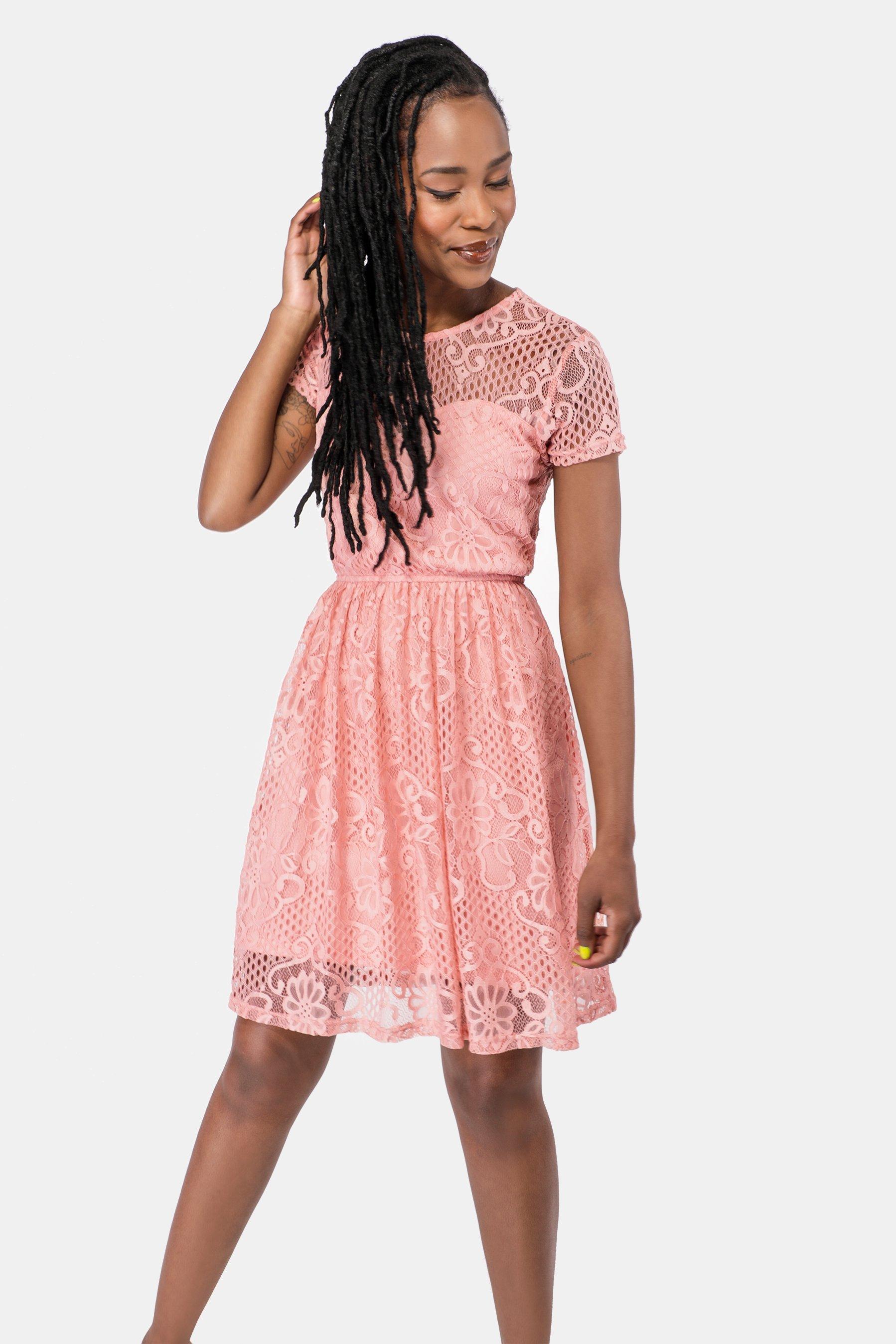 Lace obsession hot sale skater dress