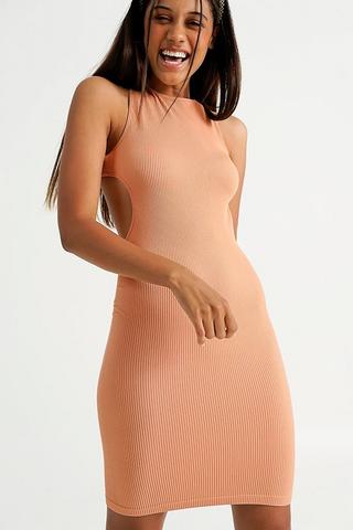 Open Back Bodycon Dress