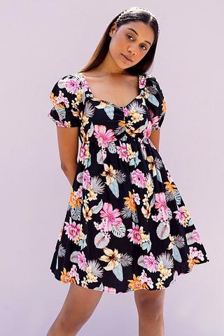 Floral Baby Doll Dress