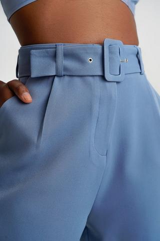 High Waisted Belted Shorts