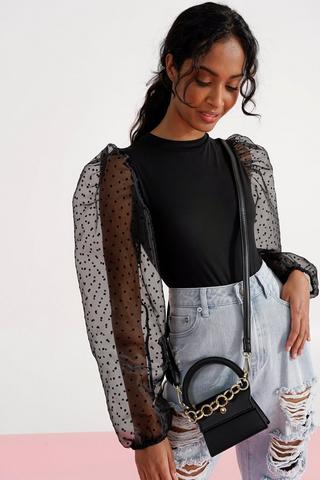 Puff Sleeve Bodysuit