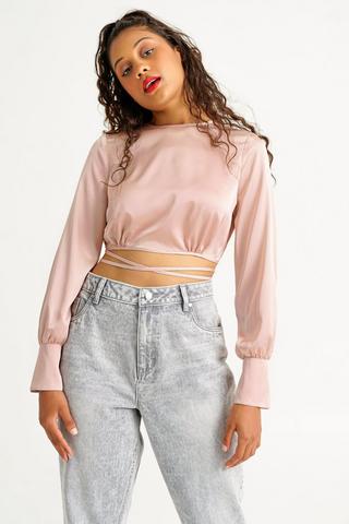 Tie Detail Crop Top