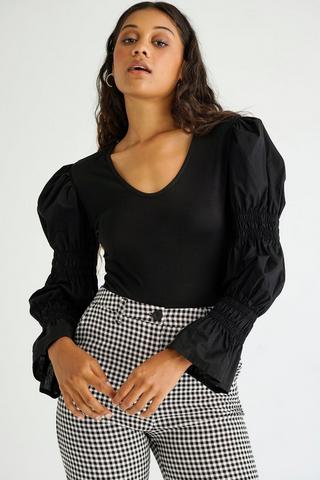 Puff Sleeve Bodysuit