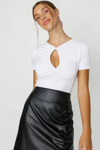 Cut Out Fitted Top