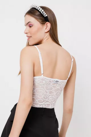 Lace Bustier Cami