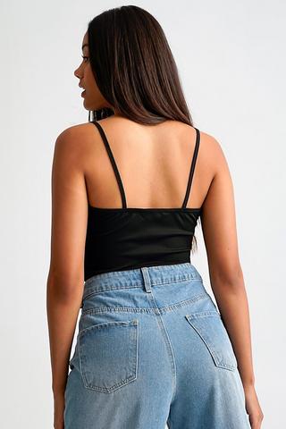 Lace Up Crop Top