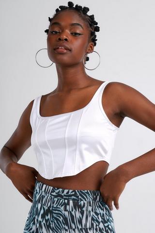 Satin Corset Top