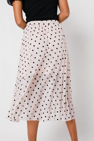 Polka dot hotsell net skirt