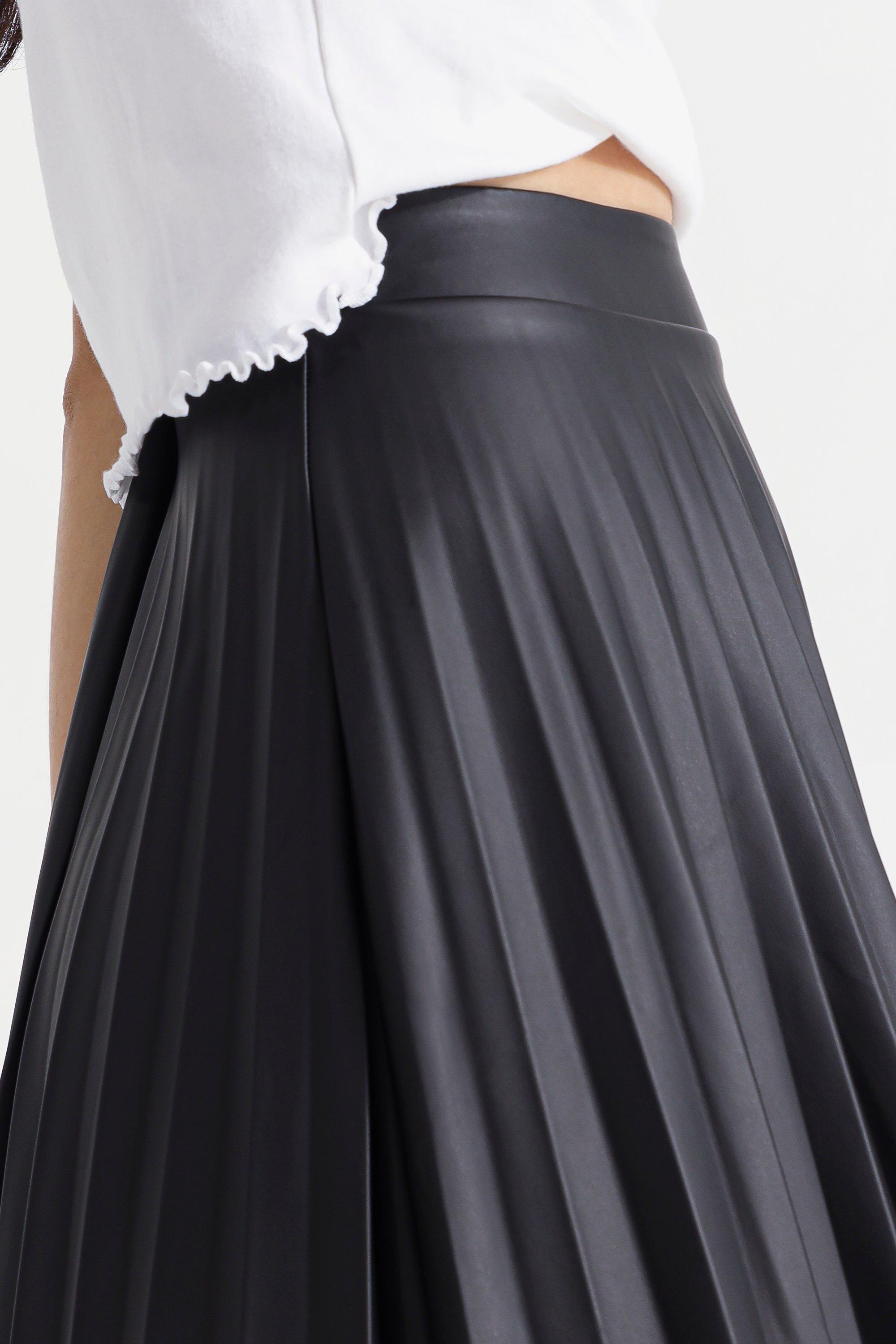 Pleated Mini Skirt