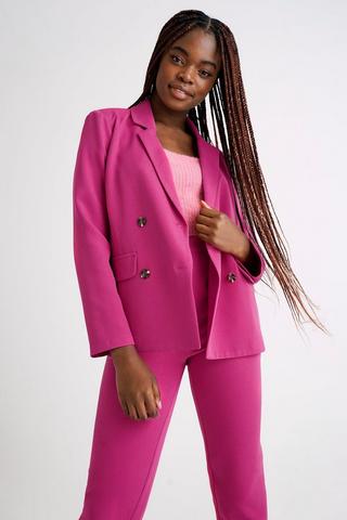 Pink hotsell blazer topshop