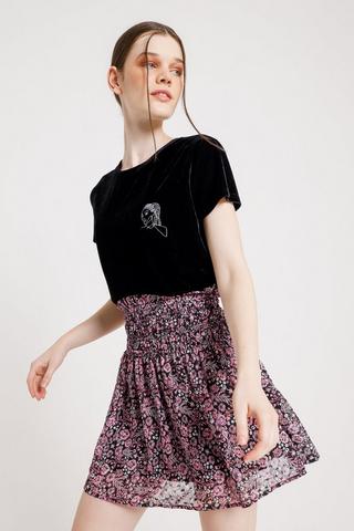 Floral A-line Skirt
